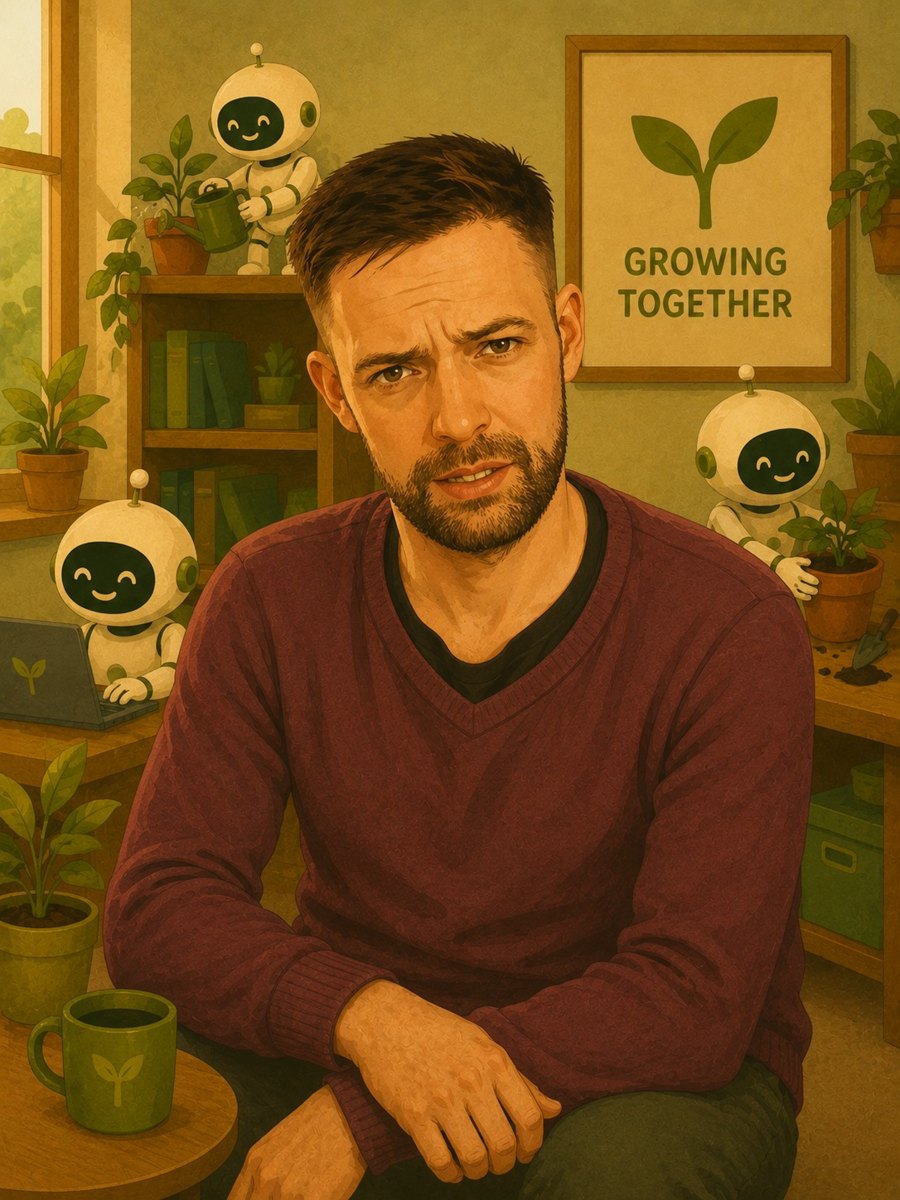 Illustrated portrait of Dr Joe Watkins
